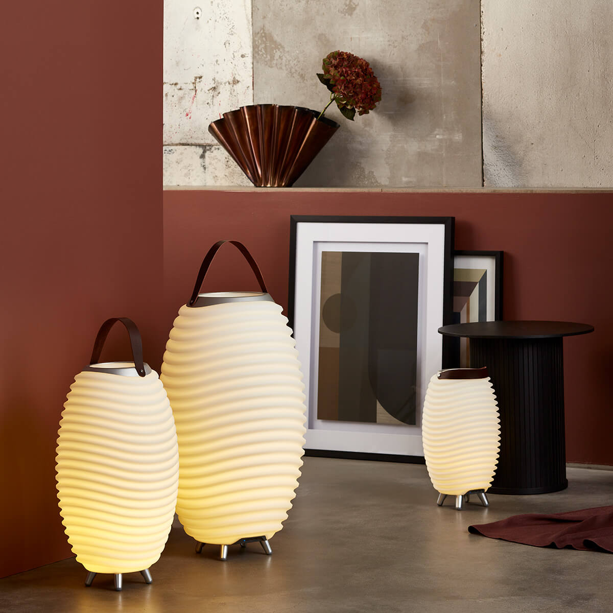 2er Set Synergy 2.0 LED Akkuleuchte, Bluetooth Lautsprecher & Weinkühler