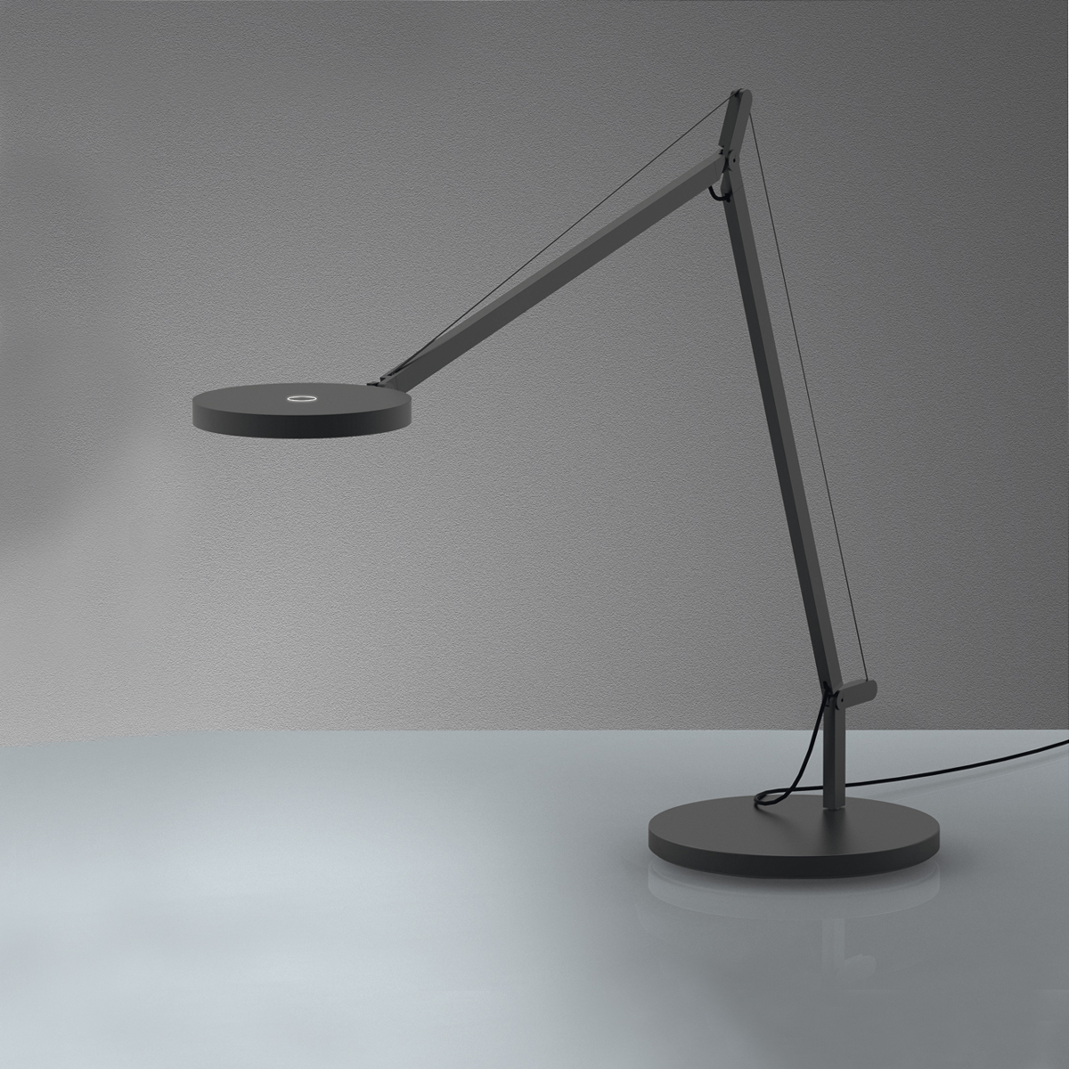 Artemide Demetra Tavolo LED, anthrazitgrau