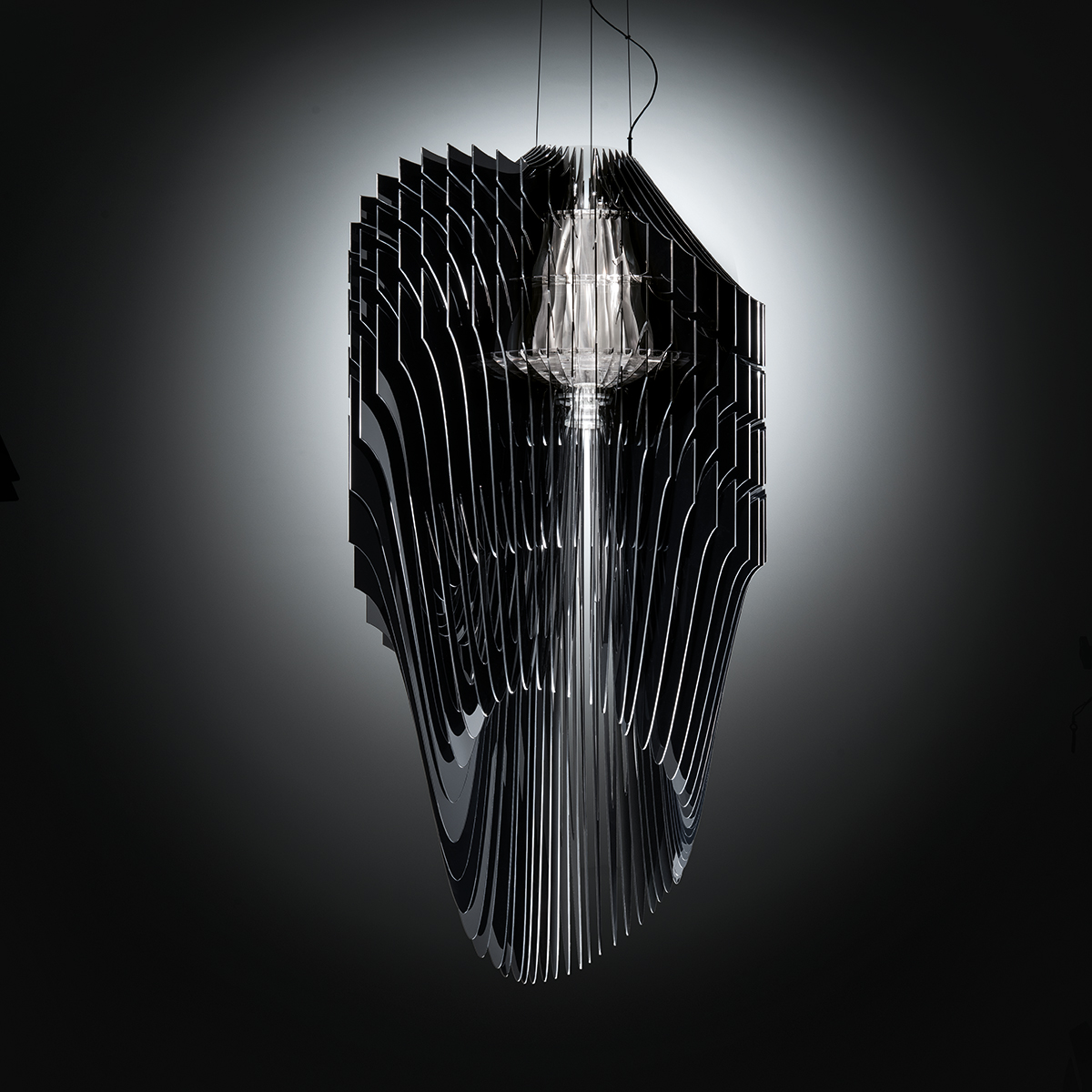 Slamp Avia Suspension Large, black fade (schwarz)