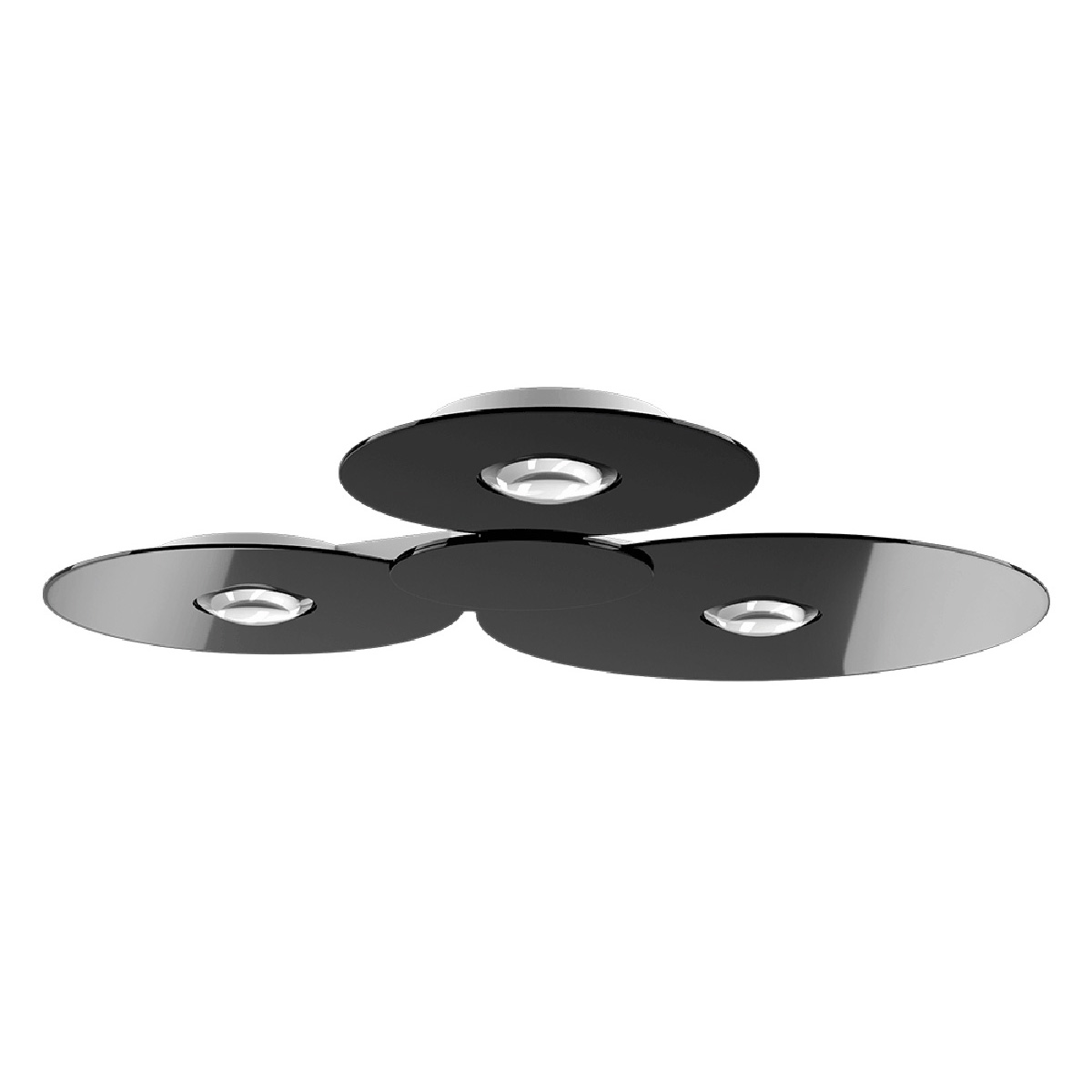 Lodes Bugia Mega LED Deckenleuchte, schwarz glänzend