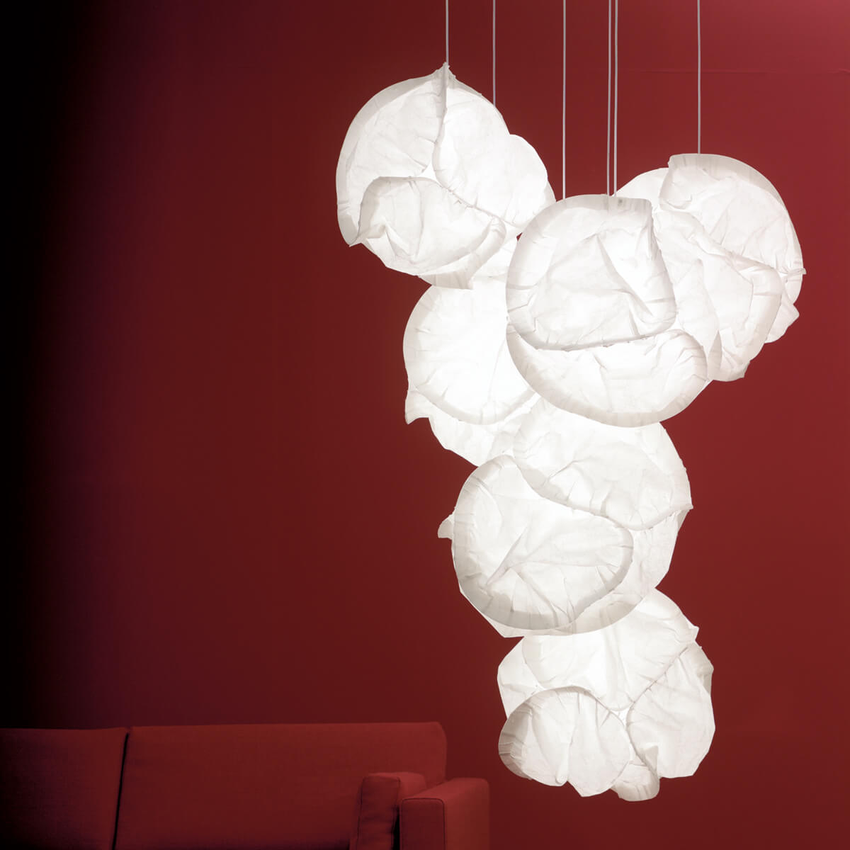 Belux Cloud LED Pendelleuchte, weiß