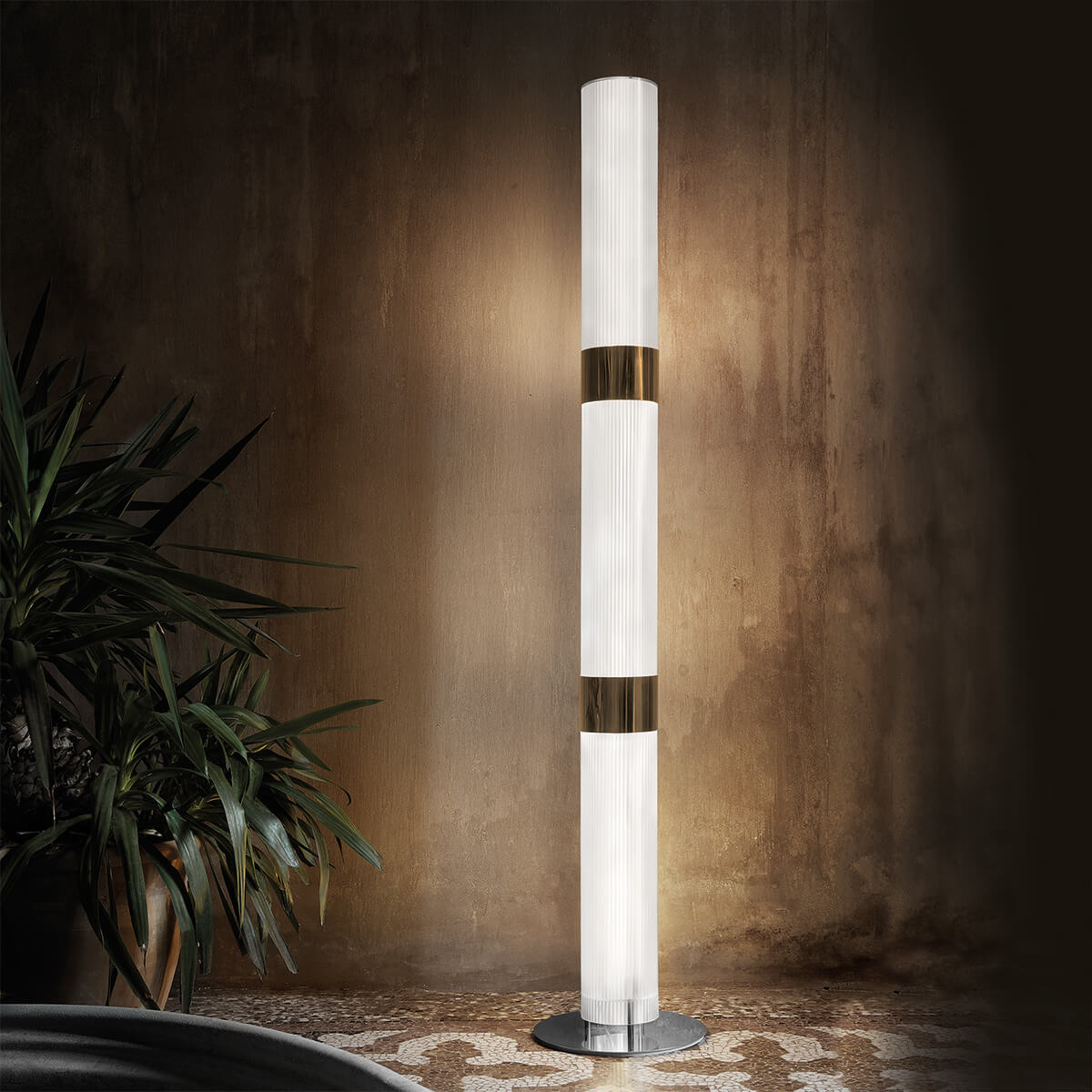 Slamp La Lollo Floor, prisma / Gold