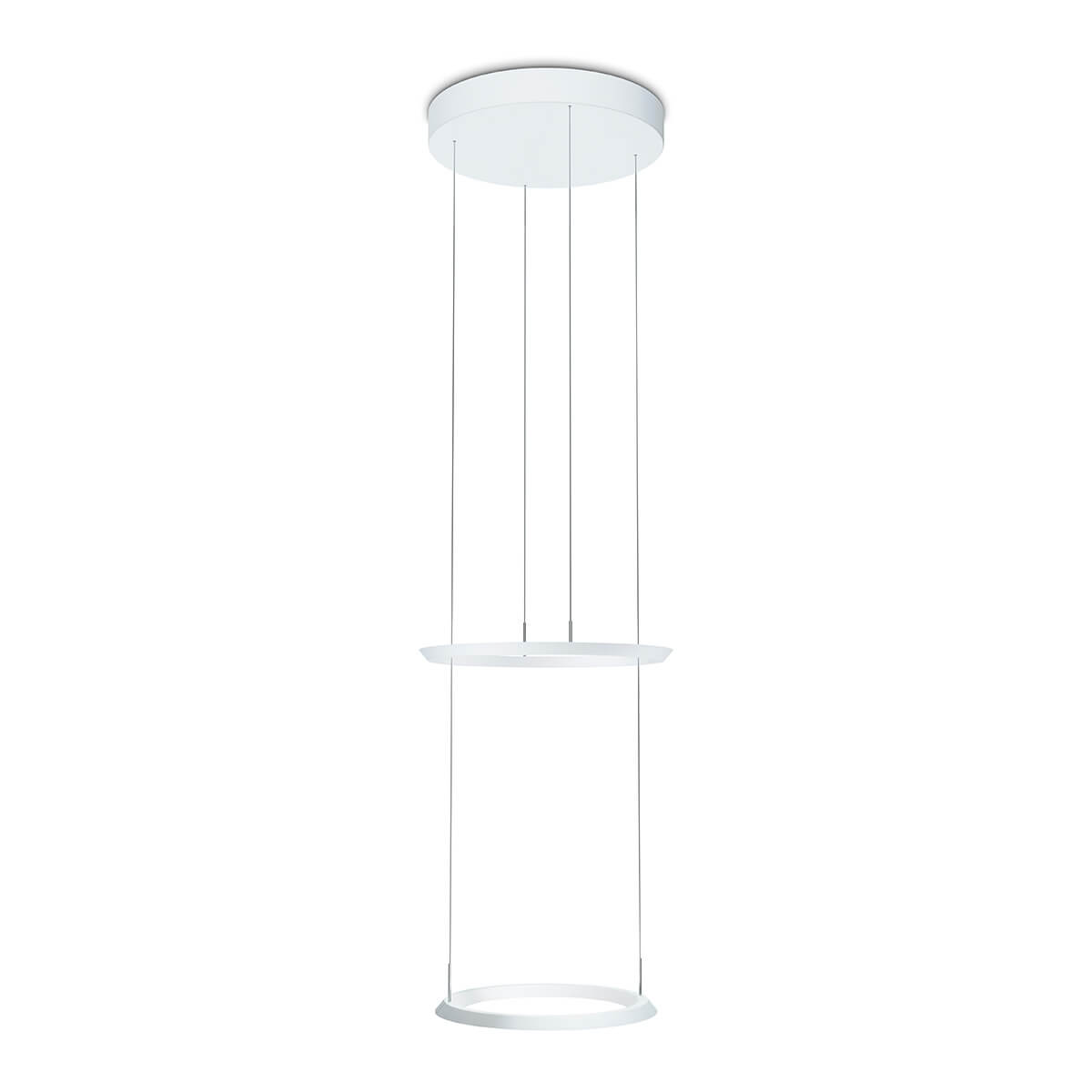 Oligo Yano LED Pendelleuchte, weiß, Baldachin: weiß matt