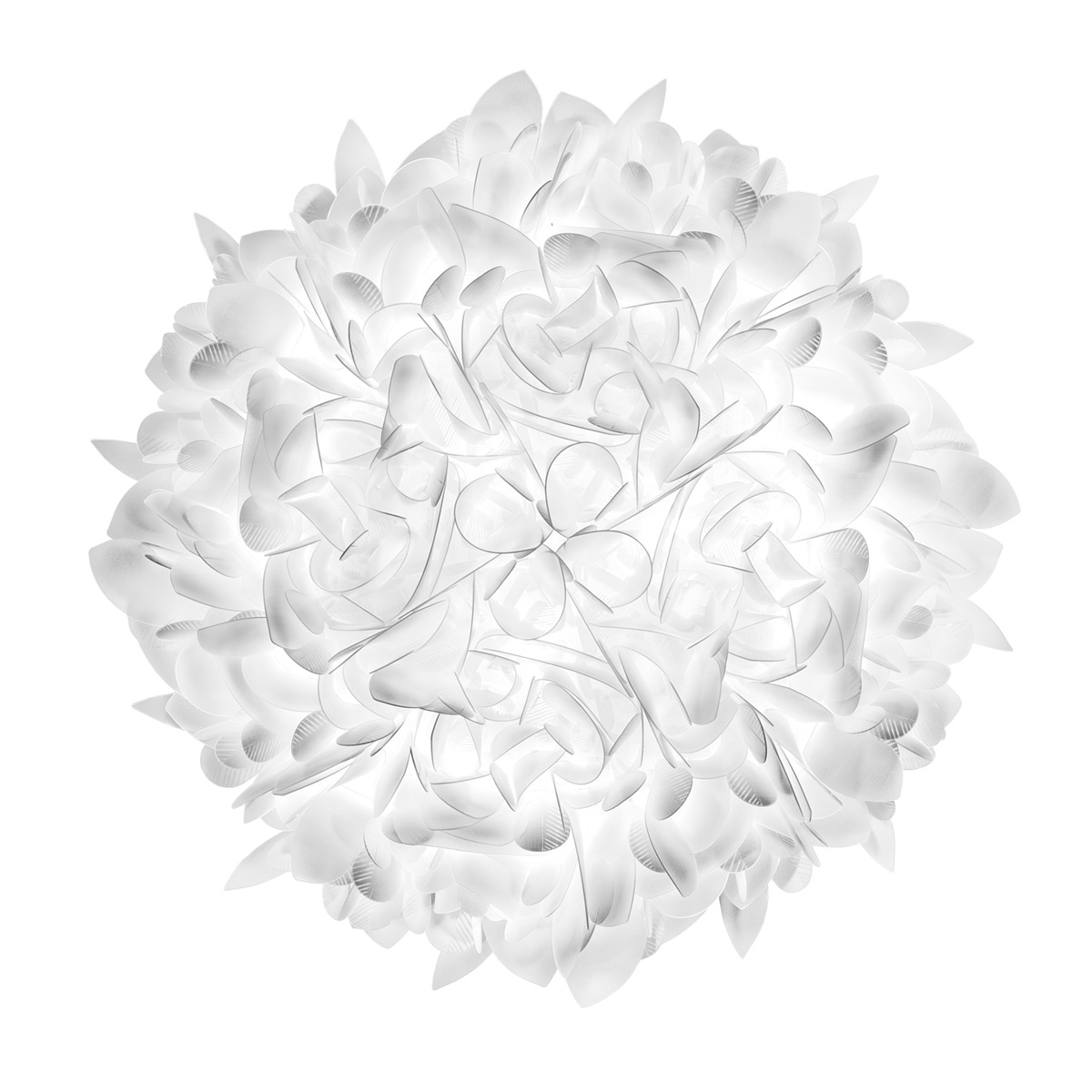 Slamp Veli Foliage Ceiling / Wall Large, weiß gemustert