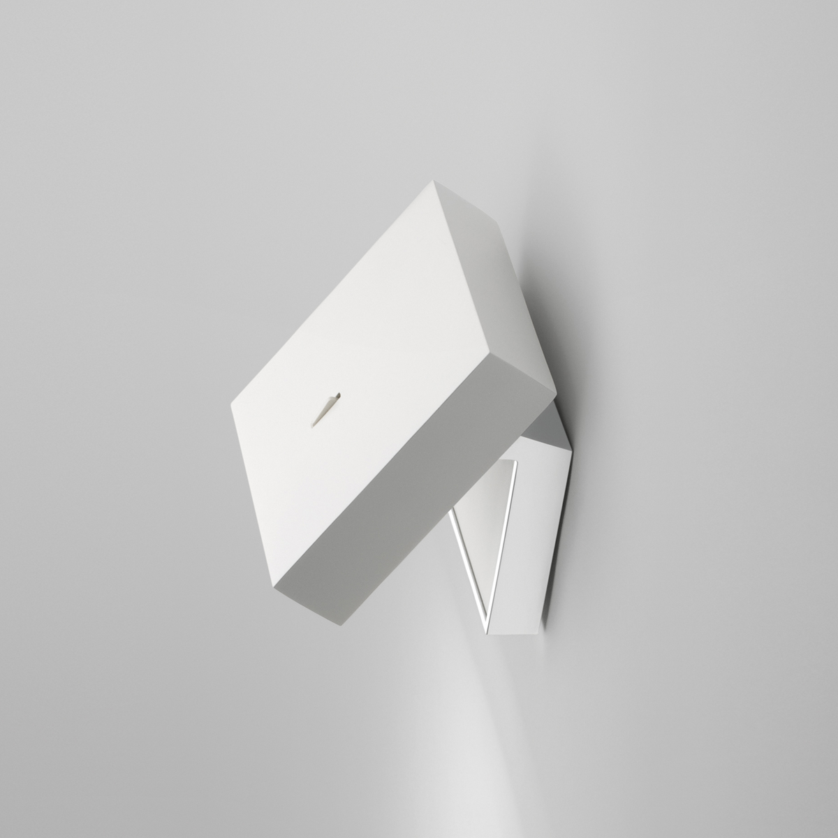 Vibia Alpha 7940 Wandleuchte, Chrom / weiß matt
