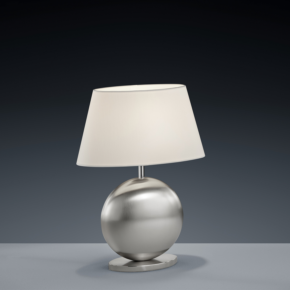 Bankamp Asolo Tischleuchte, Höhe: 41 cm, Nickel matt