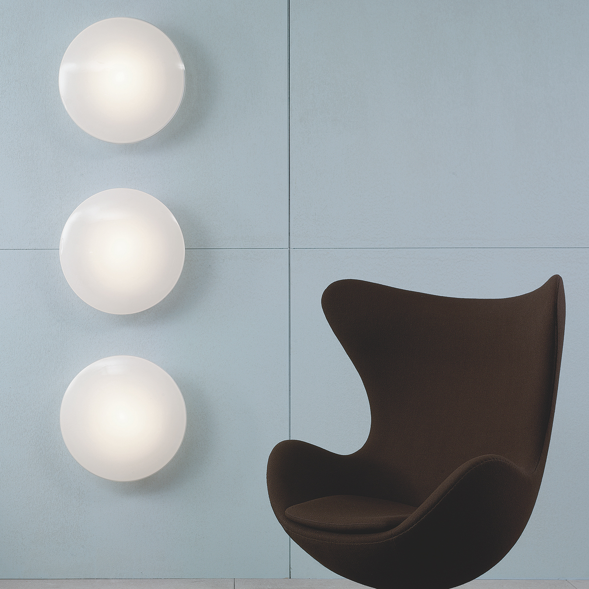 Louis Poulsen AJ Eklipta Wand- / Deckenleuchte, Ø: 35 cm, opalweiß