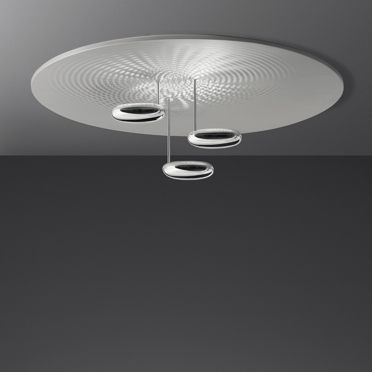 Artemide Droplet Soffitto LED, Chrom