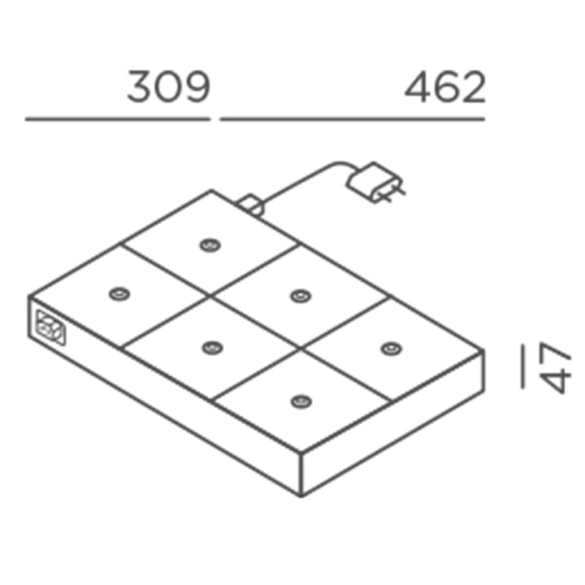 6er Set Lix Skinny LED Akkuleuchte inkl. Multi-Kontaktladestation