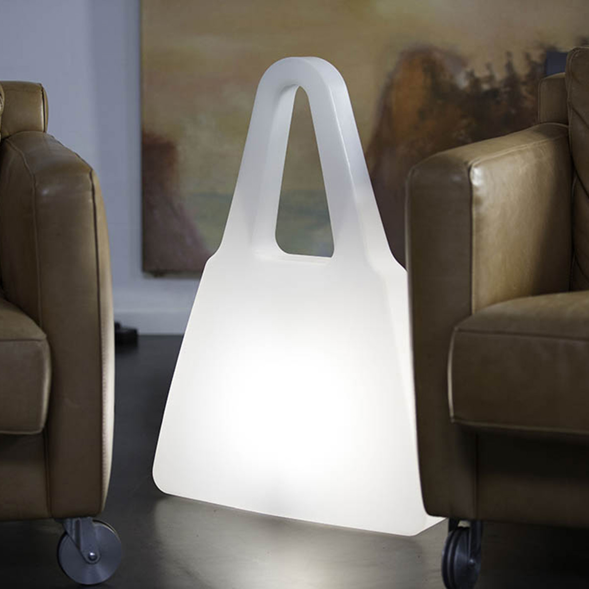 8 seasons design Shining Bag Dekoleuchte, weiß