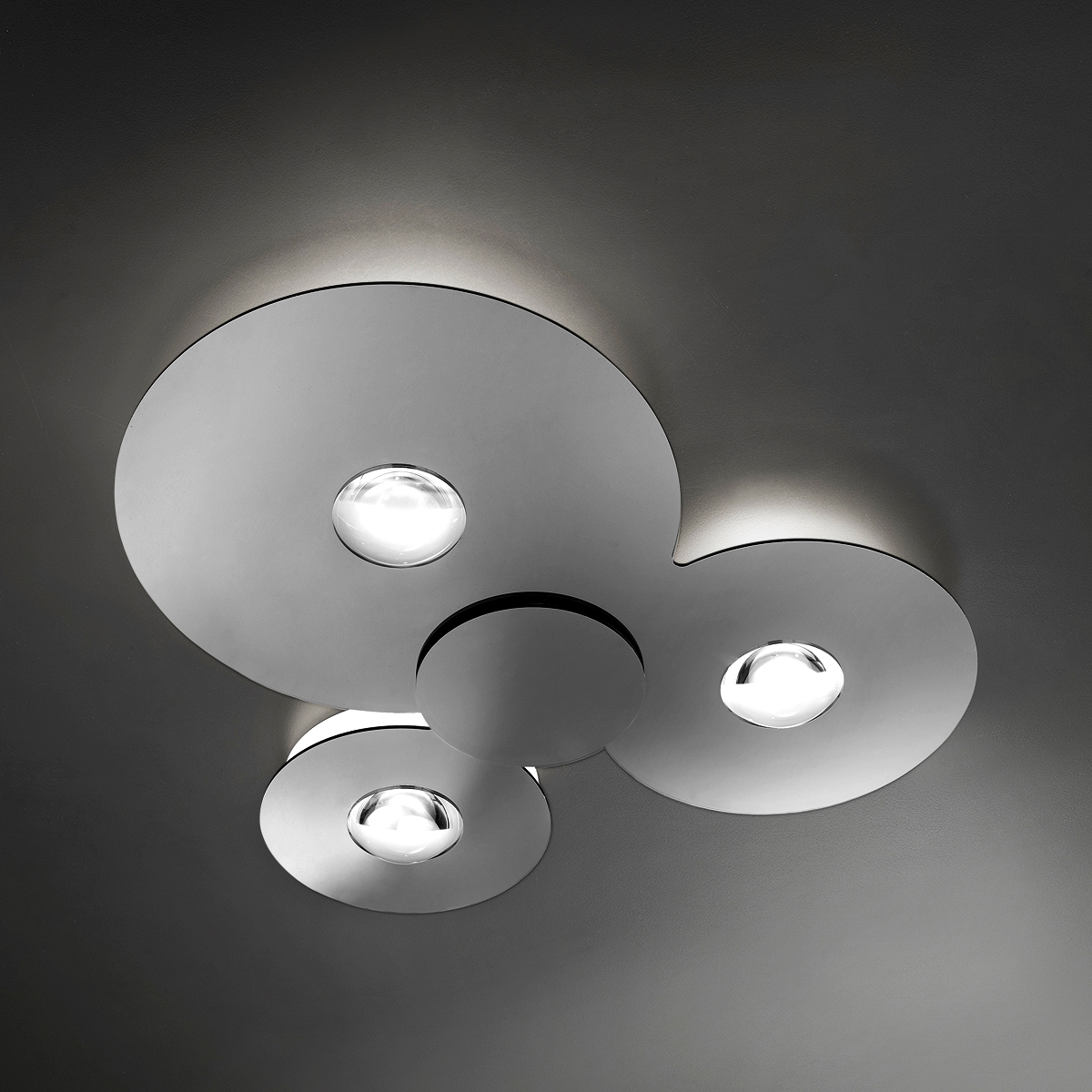 Bugia Triple LED Deckenleuchte, Chrom
