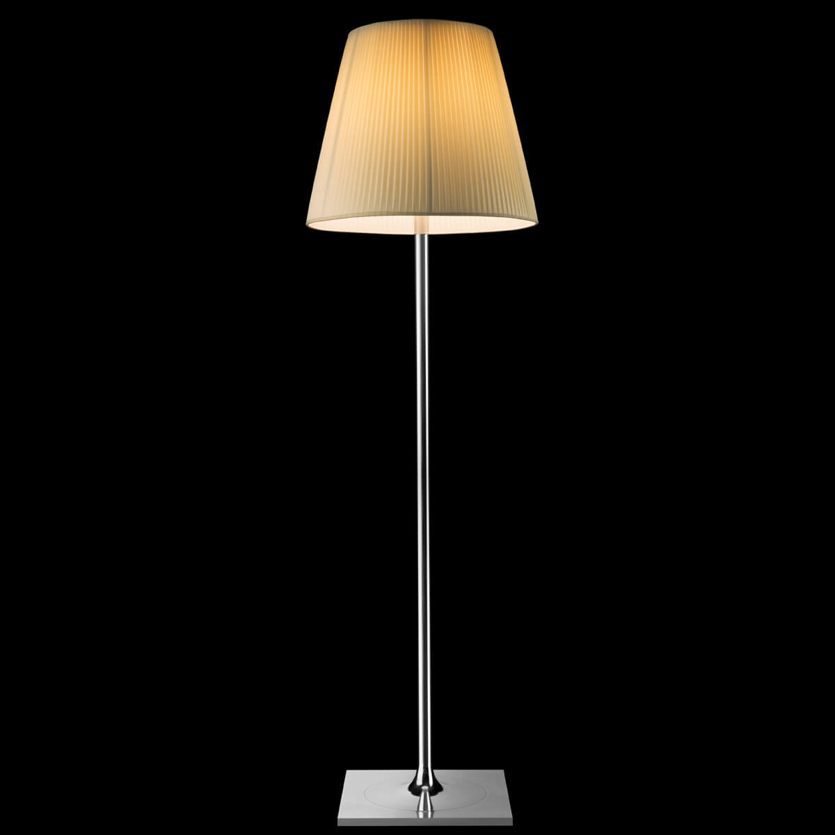 Flos KTribe F Stehleuchte, F3, Höhe: 183 cm, Gewebe (eingeschaltet)