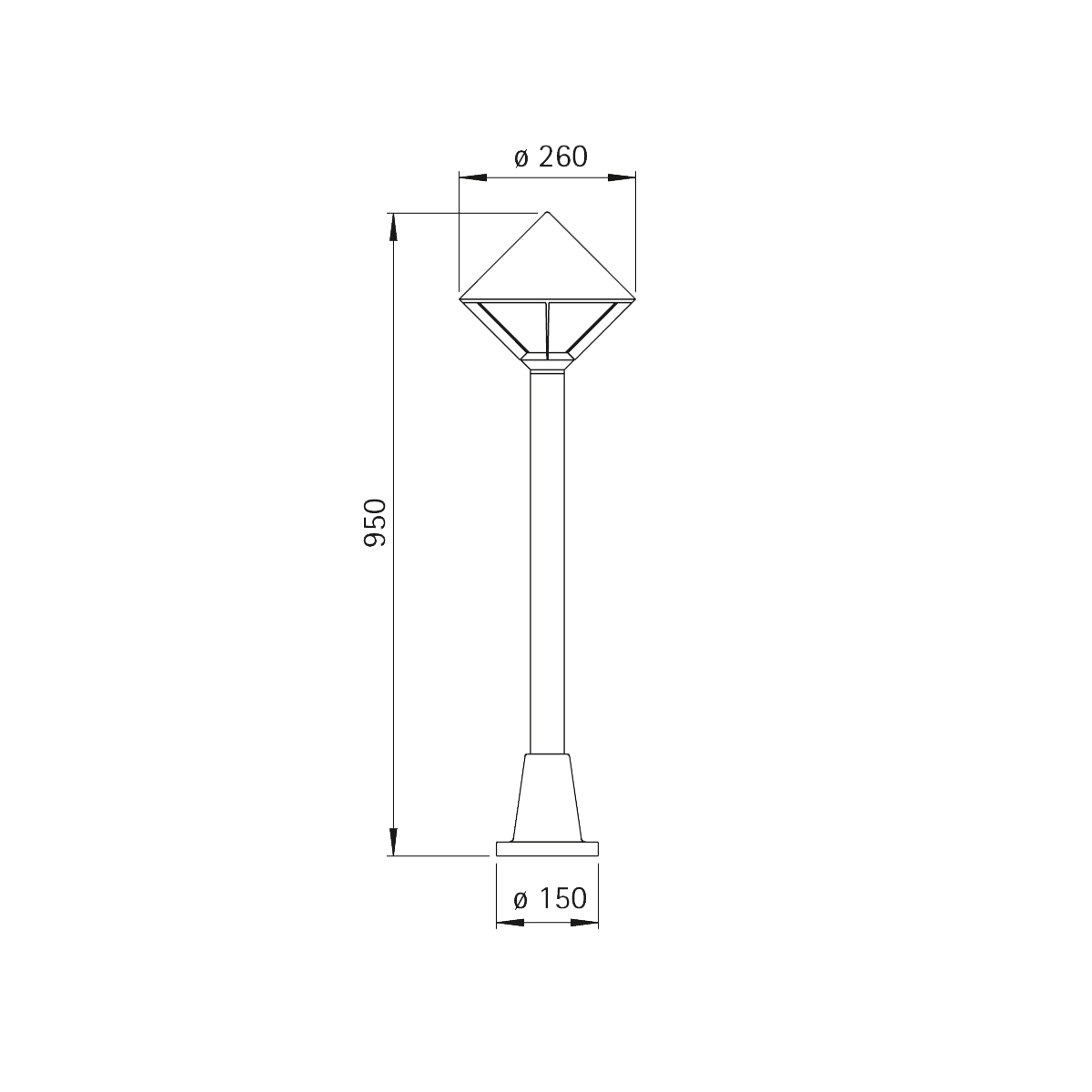 Albert Leuchten 2031 Wegeleuchte
