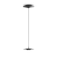 Luceplan Koinè LED Sospensione, Ø: 20 cm, schwarz matt