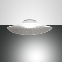 Fabas Luce Vela LED Deckenleuchte, 59 x 43 cm, weiß