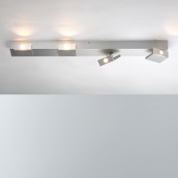Bopp Elle LED Deckenleuchte, Auslaufmodell, 4-flg., Aluminium geschliffen