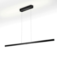 Knapstein Linn-L161 LED Pendelleuchte, stufenlos höhenverstellbar, schwarz