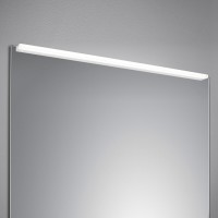 Helestra Onta LED Spiegelleuchte, Länge: 120 cm, Chrom / Acrylglas satiniert
