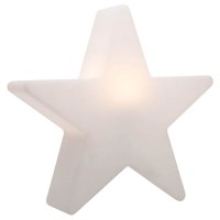 8 seasons design Shining Star Dekoleuchte, Höhe: 71,5 cm, weiß