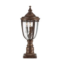 Elstead Lighting Feiss English Bridle Sockelleuchte, Höhe: 55,2 cm, Bronze 