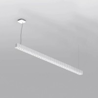 Artemide Calipso Linear LED Sospensione, App-kompatibel, Abverkaufsware, Länge: 179 cm, weiß