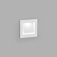 Helestra Sent LED Wandeinbauleuchte, weiß matt, verstellbarer Lichtaustritt