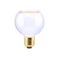 Segula LED Floating Globe 80 klar E27, 4 W, 2200 K, dimmbar, Ø: 8 cm