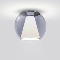 Serien.lighting Draft Ceiling M LED Deckenleuchte, Dim2Warm, Glas blau (©serien.lighting)