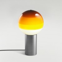 Marset Dipping Light S LED Tischleuchte, graphit, Schirm: amber