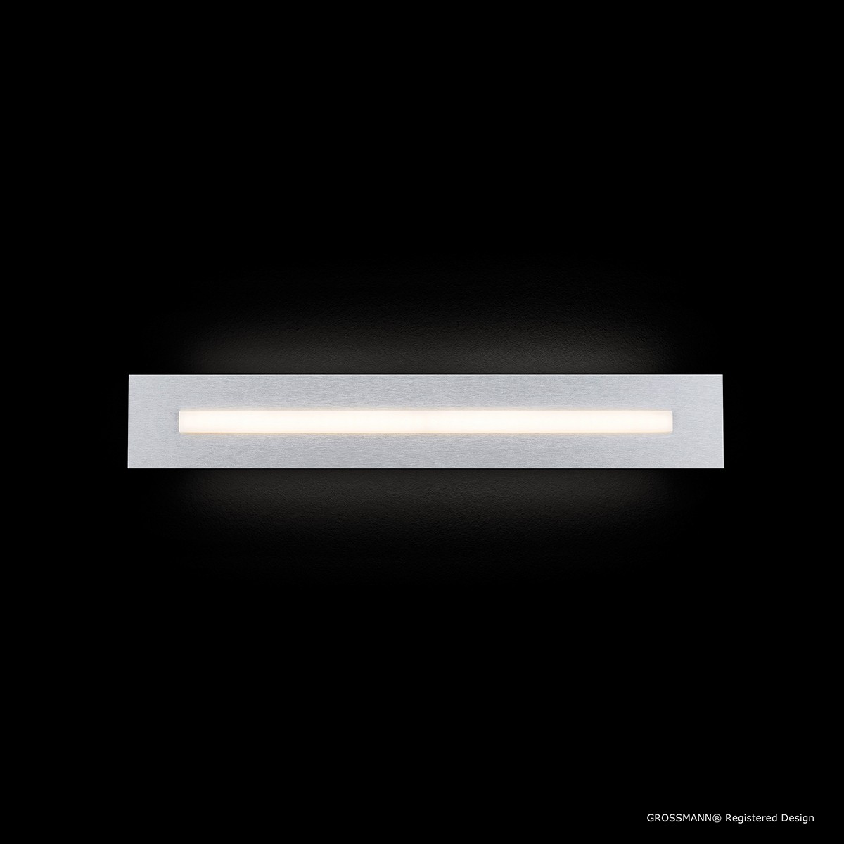 Grossmann Fis LED Wand- / Deckenleuchte, Länge: 57 cm, Aluminium gebürstet