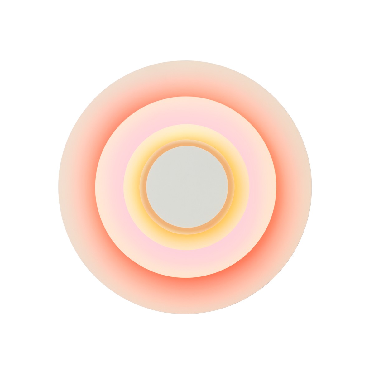 Marset Concentric M LED Wandleuchte, Major (braun/rosa/orangerot)