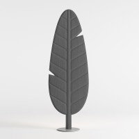 Rotaliana Eden F1 Banane LED Akustik- / Stehleuchte, rauchgrau (dunkelgrau)