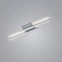 Knapstein Nuri-2 LED Deckenleuchte, Nickel matt 