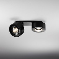 Egger Licht DLS Lighting Clippo Optic Duo LED Wand- / Deckenstrahler, schwarz