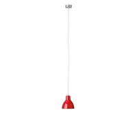 Rotaliana Luxy H5 Pendelleuchte, Kabel: weiß, Schirm: rot glänzend