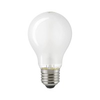 Sigor LED Filament Normallampe E27 matt, 7 W, Dim-to-Warm, Ø: 6 cm