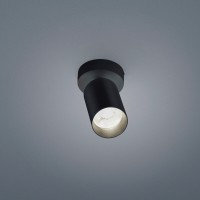 Helestra Riwa LED Deckenleuchte, 1-flg., schwarz matt