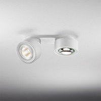 Egger Licht DLS Lighting Clippo Optic Duo LED Wand- / Deckenstrahler, weiß