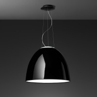 Artemide Design Nur Gloss LED Sospensione, App kompatibel schwarz glänzend