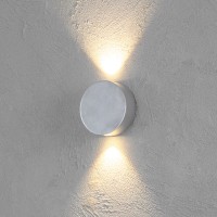 Escale Sun LED Wandleuchte, Blattaluminium