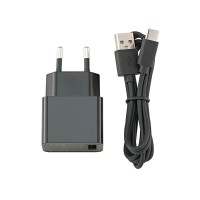 Sigor USB-C-Ladekabel inkl. Netzteil, schwarz