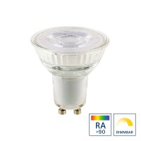 Sigor LED Reflektorlampe Luxar Glas GU10, 4 W, 2700 K, dimmbar, Abstrahlwinkel: 36°