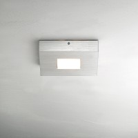 Bopp Cubus LED Deckenleuchte, 1-flg., Aluminium geschliffen