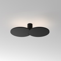 Rotaliana Collide H1 LED Wand- / Deckenleuchte, 3000 K, schwarz matt