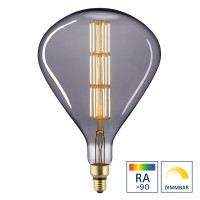 Sigor LED Filament Giantlampe Tear E27 Titan, 8 W, 2200 K, dimmbar, Ø: 25 cm