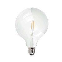 Flos LED Globelampe G125 E27, 2 W, 2700 K, für Flos Lampadina, Ø: 12,5 cm, teilsatiniert