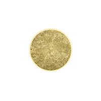 Luce Elevata by Bankamp Button LED Wand- / Deckenleuchte, Ø: 15,5 cm, Blattgoldoptik 