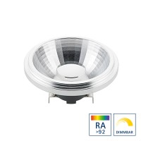 Sigor LED Reflektor AR111 Argent 12 V G53, 12 W, 2700 K, dimmbar, Abstrahlwinkel: 24°