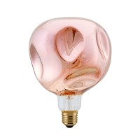 Sigor LED Filament Giantlampe Ball Metallic E27 Kupfer, 4 W, 1800 K, dimmbar, Ø: 12,5 cm