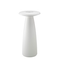 Sigor Nuflair LED Akkuleuchte & Vase, schneeweiß